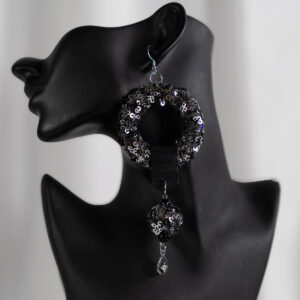 After Dark Sequin Halo Earrings