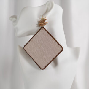 Desert Sand Diamond Earrings