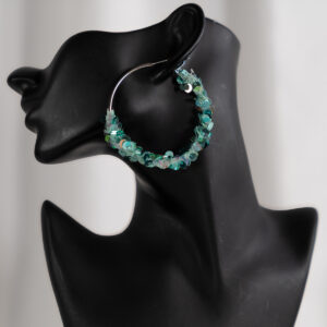 Mermaid Glow Sequin Hoops