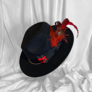 Midnight Red Fedora