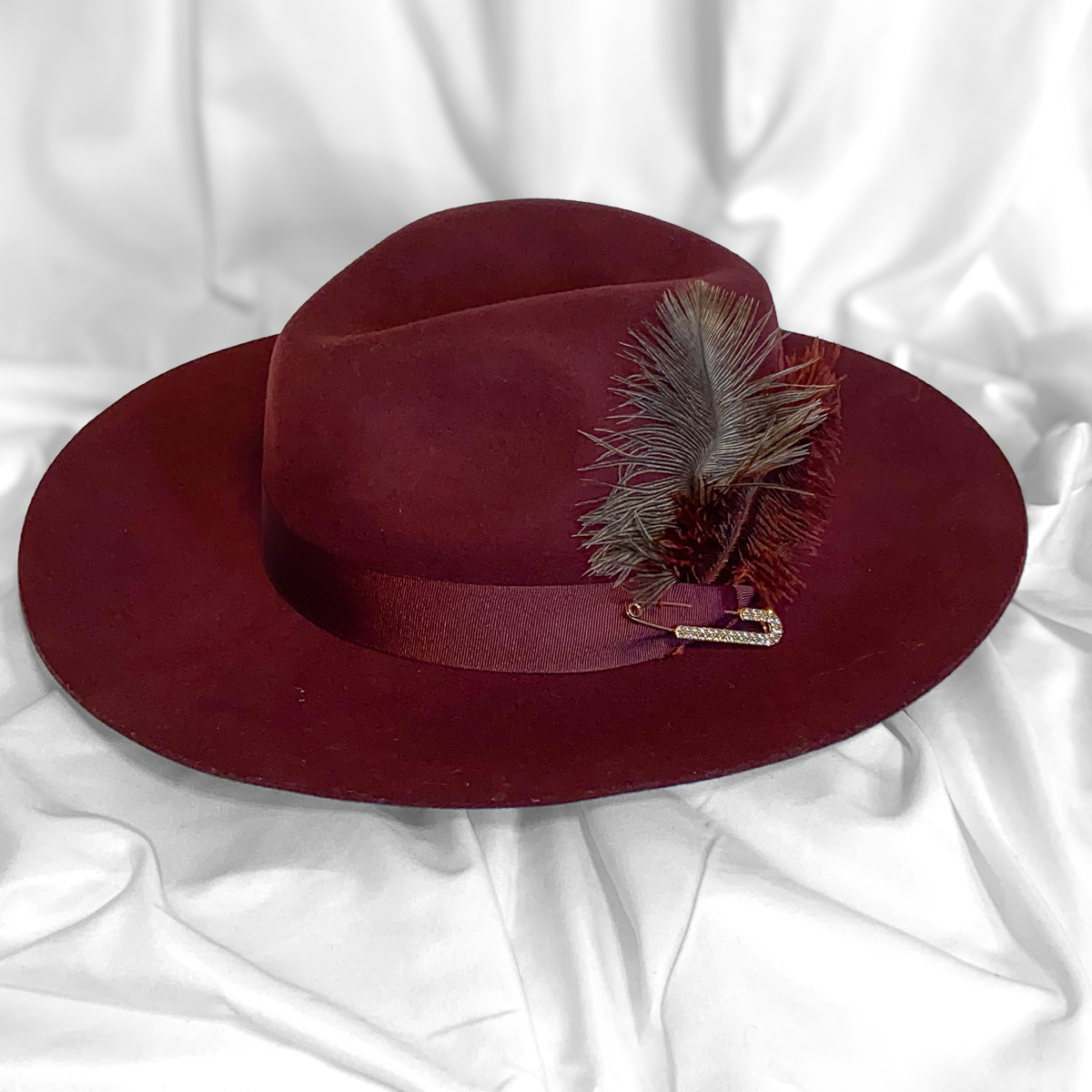Burgundy Blaze Fedora - Image 2