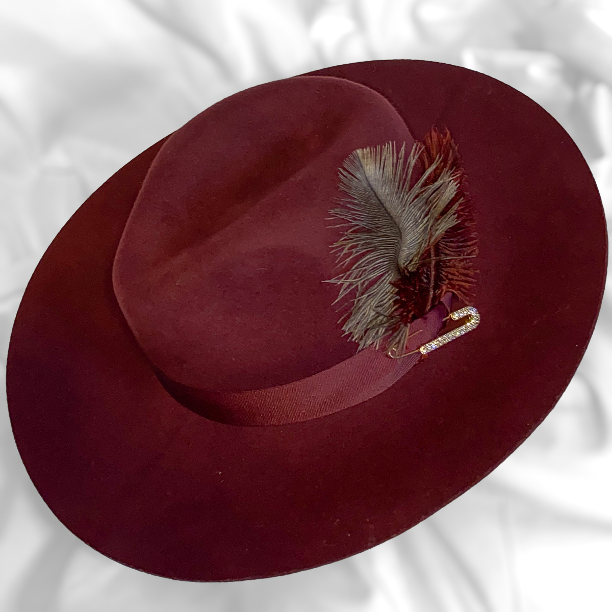 Burgundy Blaze Fedora - Image 6