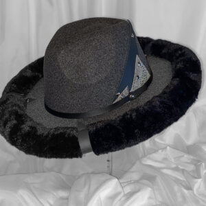 Plush Pebble Pizazz Fur Hat